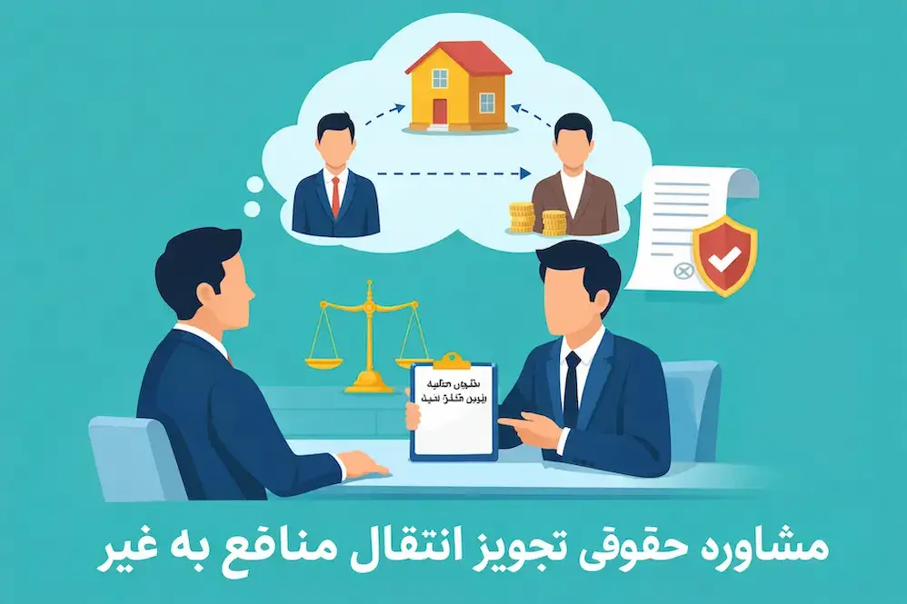 مشاوره حقوقی تجویز انتقال منافع به غیر